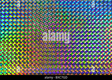 Holographic background - brushed metal surface - useful for layouts and templates Stock Photo