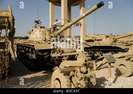 M48 Patton tank at the Israeli Armored Corps Museum at Latrun, Israel Stock Photo