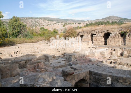 The Palace of Agrippa II from the first century CE, Stock Photo