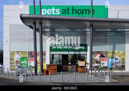 Pets At Home store entrance in Feltham West London UK Stock Photo