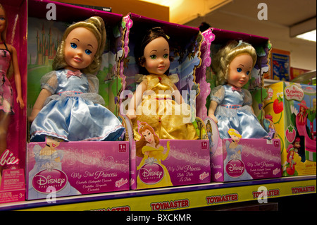 toy dolls in a shop Stock Photo