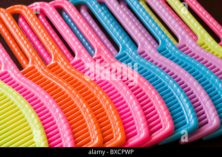 plastic combs Stock Photo