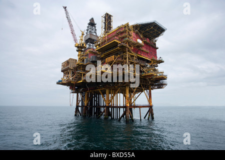 Turn A oil production rig Stock Photo