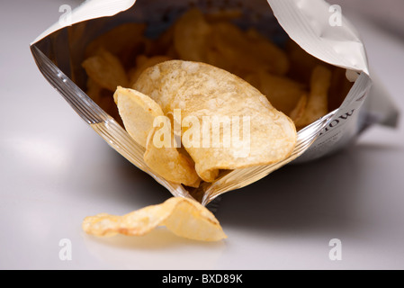 bag of crisps Stock Photo