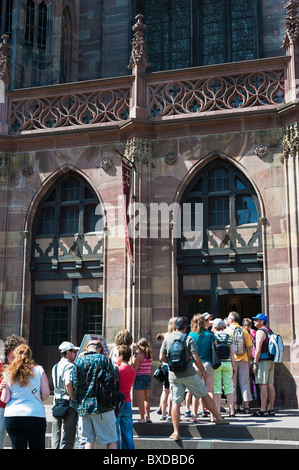 People Queuing To Get In The Notre Dame Cathedral In Paris Friday