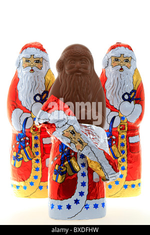 Santa Claus chocolate Stock Photo
