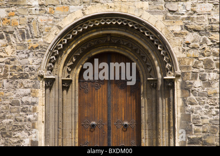 Door of Christ Church Cathedral Stock Photo