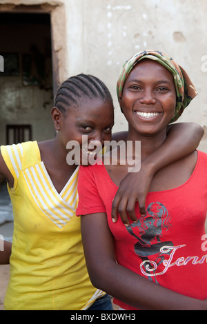 Girls attend an after-school adolescent development program in Dodoma, Tanzania, East Africa. Stock Photo