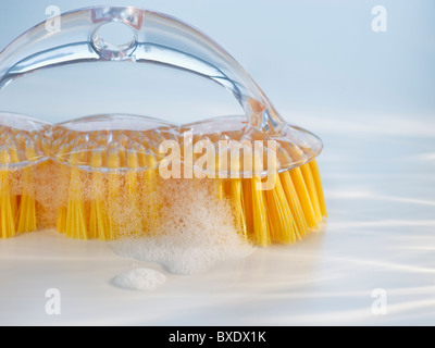 Cleaning brush Stock Photo