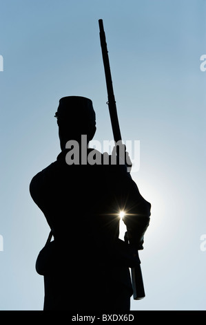 11th Pennsylvania infantry statue Stock Photo