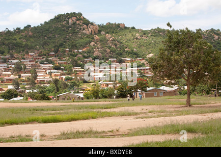 Scene from Iringa town, Tanzania, East Africa. Stock Photo