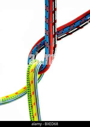 Two ropes looped together Stock Photo - Alamy