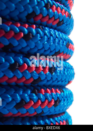 roll of blue rope Stock Photo - Alamy