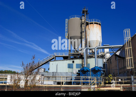 An industrial rubber processing facility. Stock Photo