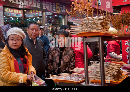 Wangfujing street food market, Bejing China Stock Photo - Alamy