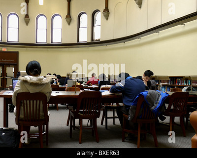 University Reading Room in Old Library Stock Photo