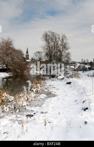 Winter in Wiltshire Stock Photo