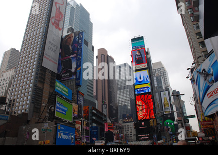 Bussines Destrict on Time Square Stock Photo