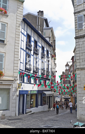 La Vie Claire shop, rue du Pilori, Bayonne, France Stock Photo