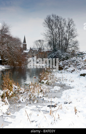 Winter in Wiltshire Stock Photo