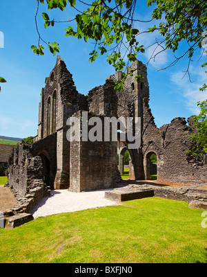 Llanthony Priory, Brecon Beacons, South Wales, UK Stock Photo