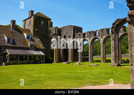 Llanthony Priory in South Wales, UK Stock Photo