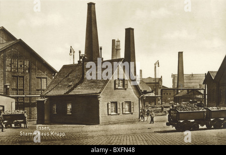 geography / travel, Germany, Essen, Krupp parent firm, factory, circa 1900, Additional-Rights-Clearences-Not Available Stock Photo