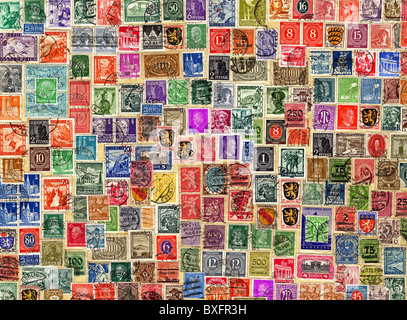 mail / post, postage stamps, German and Austrian stamps, circa 1900 until 1955, Additional-Rights-Clearences-Not Available Stock Photo