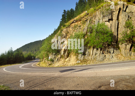 Transfagarasan road, Fagaras Mountains, Romania Stock Photo