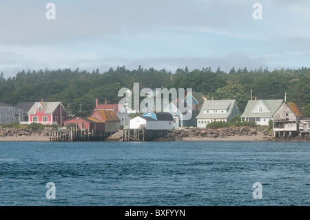 Nova Scotia, Canada. Westport village, Brier Island Stock Photo ...