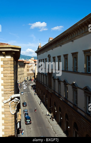 Via Tornabuoni, Firenze (Florence), Unesco World Heritage Site, Tuscany, Italy, Europe Stock Photo