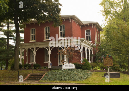 Mabel Hartzell Historical Home, Alliance, Ohio, USA. Historic Marker ...