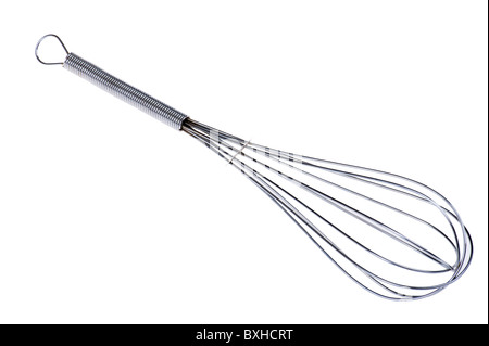 object on white - kitchen Whisk close up