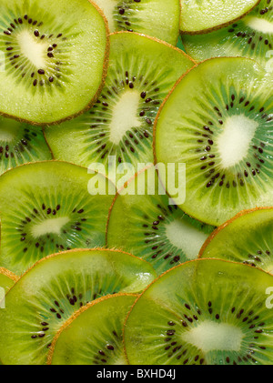 kiwi slices Stock Photo