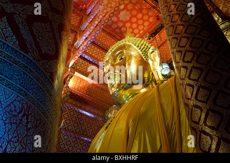 Seated Buddha at Wat Phra Chao Phanan Choeng, Ayutthaya, Thailand