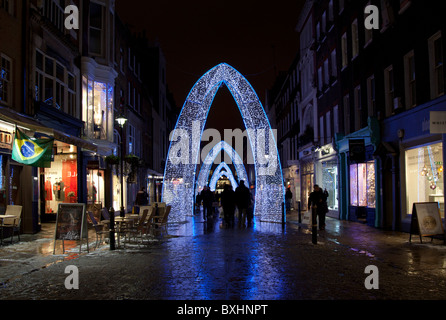 Christmas Lights - South Molton Lane - Westminster - London Stock Photo