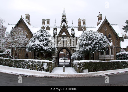 Holly Village - Victorian Gothic Cottages - Highgate - Camden - London Stock Photo