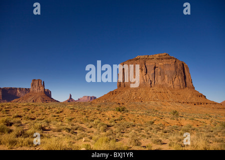 Monument valley rock formation - Utah, USA Stock Photo