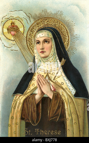 religion, Christianity, saint Theresa, Germany, 1916, Additional-Rights-Clearences-Not Available Stock Photo