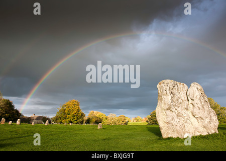 Avebury - Approaching storm