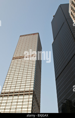 Cheung Kong Centre and ICBC, Hong Kong Island, China Stock Photo