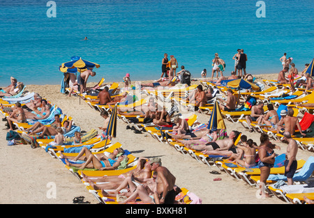 Playa De Los Amadores Near Puerto Rico Stock Photo