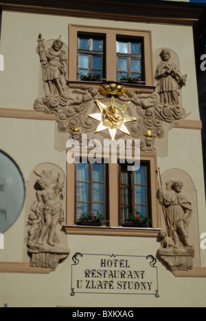 Prague, details from Prague town Stock Photo