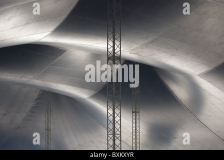 Creative Treatment of the Inside of a Circus Tent Stock Photo