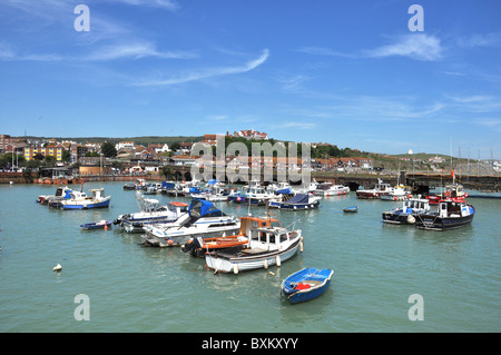 Folkestone harbour, Kent, UK Stock Photo