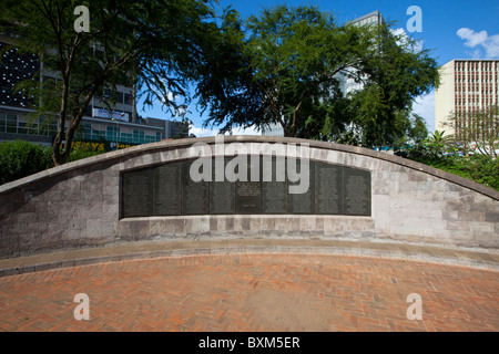 August 7 Memorial Park, US Embassy Bombing Memorial, Nairobi, Kenya Stock Photo