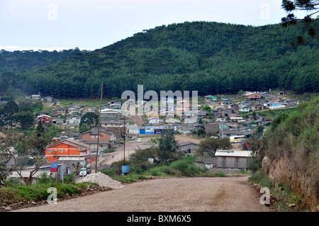 Village close to Cambara do Sul, Rio Grande do Sul, Brazil Stock Photo