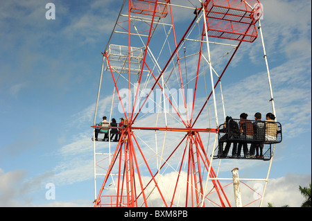 People on a Ferris Wheel at The Vodafone Arena, Suva Fiji, Melanesia Stock Photo