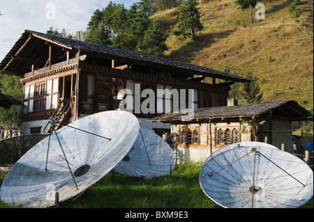 Jakar, Bumthang, Chokor Valley, Bhutan, Asia Stock Photo