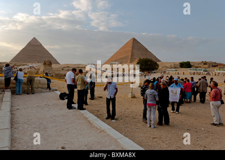 Sphinx Pyramid Chephren Cairo Egypt North Africa Stock Photo